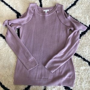 NY & Co cold shoulder sweater